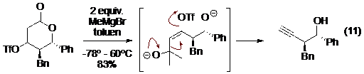 Điều chế homopropargyl alcohol từ dẫn xuất vinyl triflate.